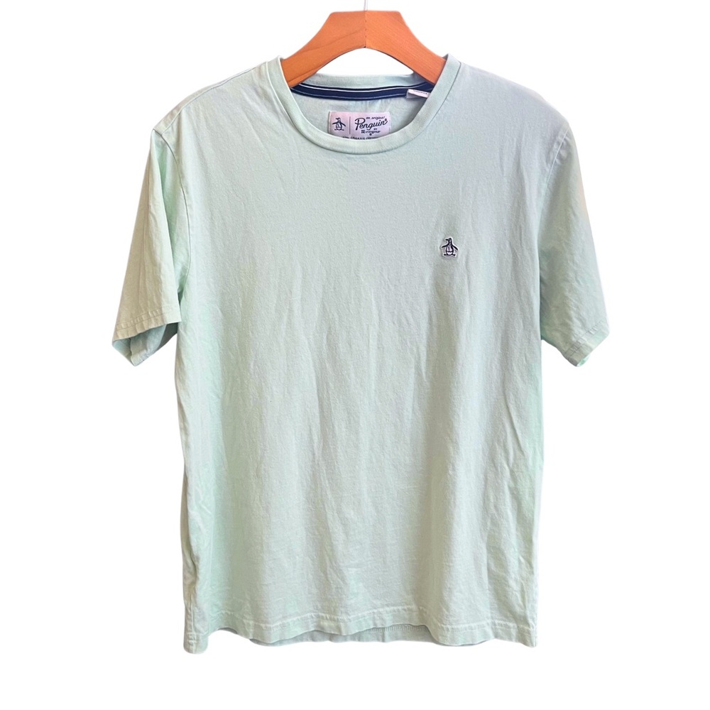 Original Penguin Men's Mint Green Short Sleeve Tee
